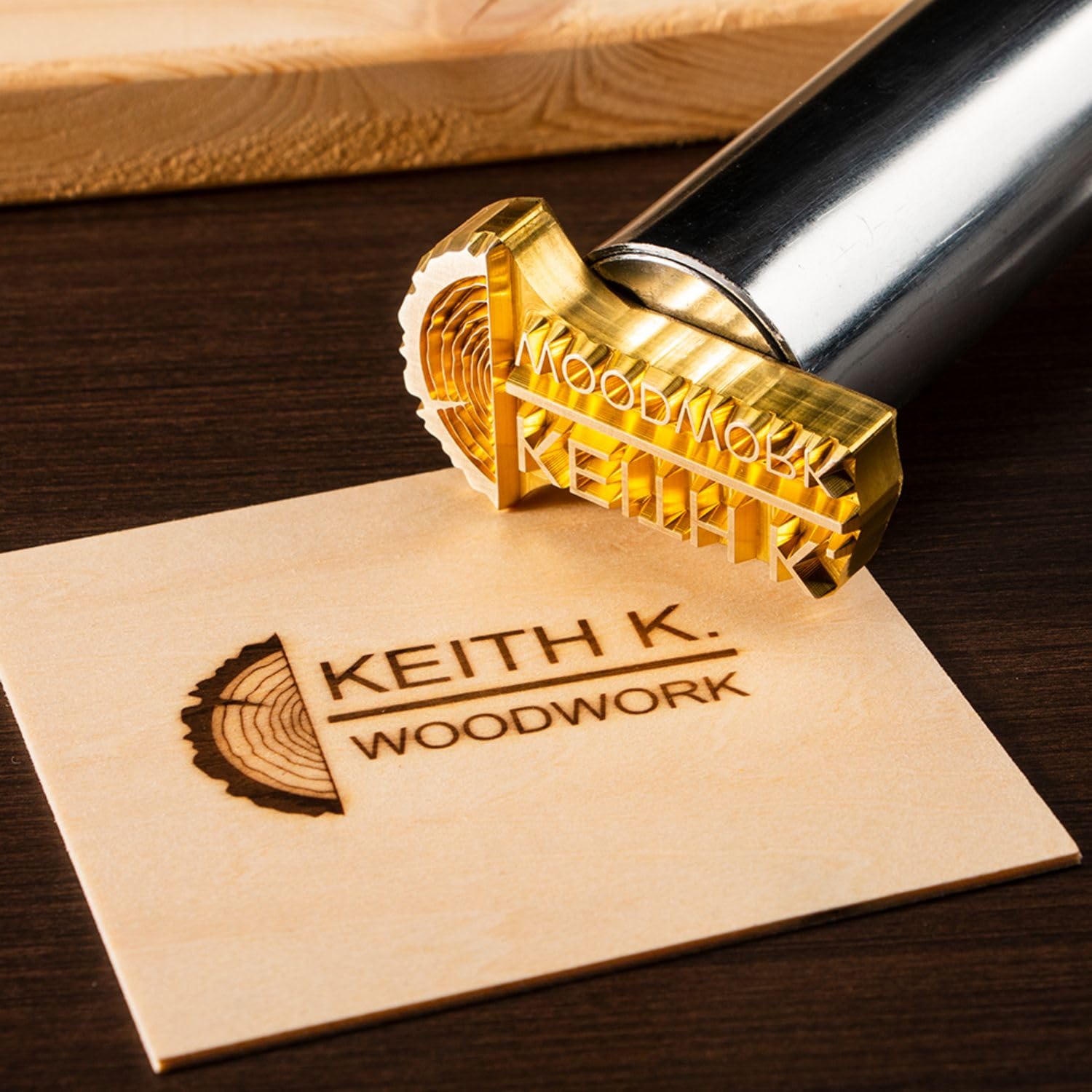 Crawell Custom Electric Branding Iron - Personalised Imprints for Wood, Leather, and More (2.5 Inch, 300W) Crawell