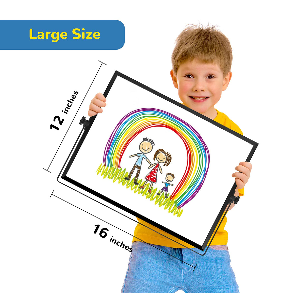 Small Monthly Calendar Dry Erase Whiteboard for Wall, 16in x 12in Magnetic Dry Erase Board, Hanging Double-Sided White Board, Portable Board for ABERLLS