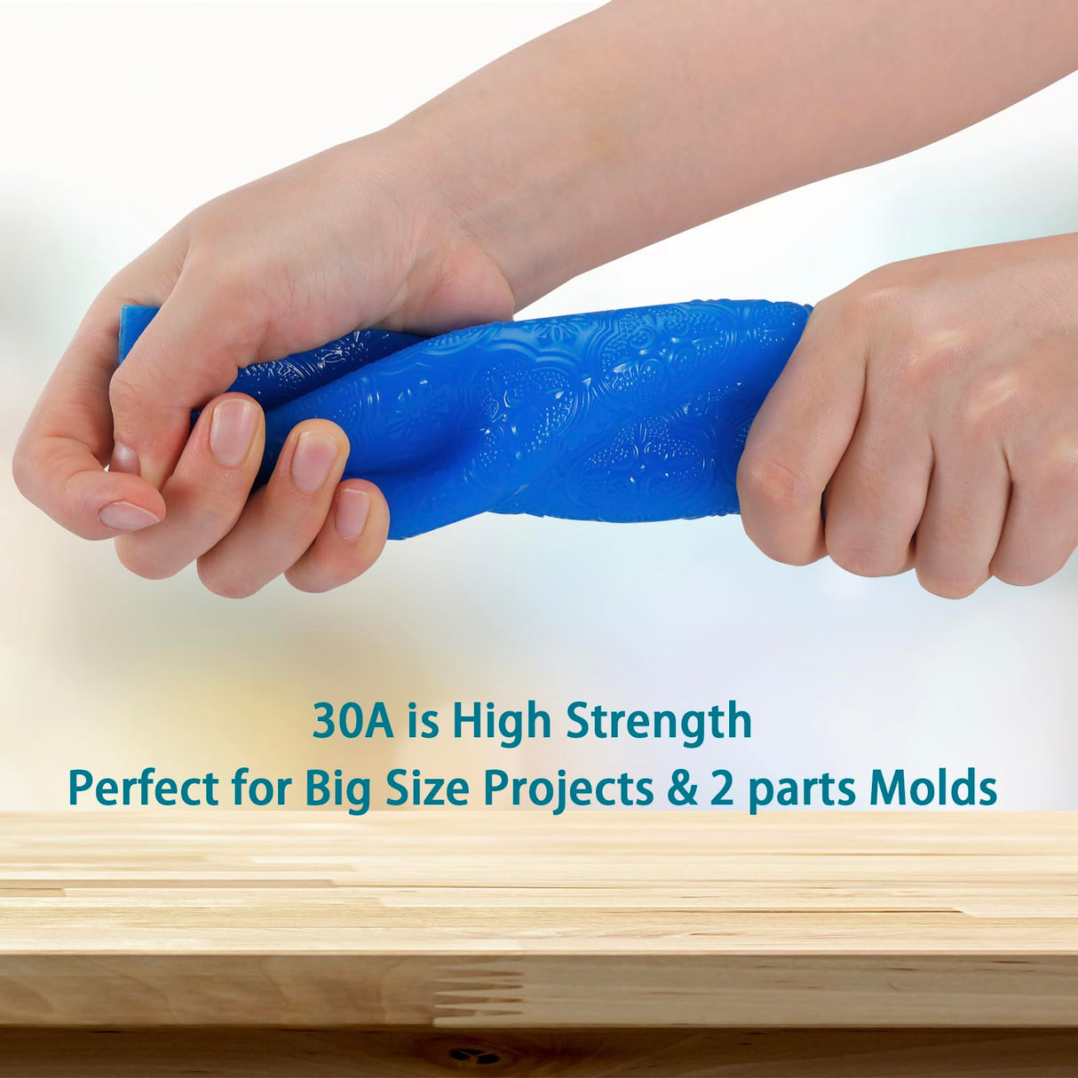 BBDINO Silicone Mold Making Kit,Liquid Silicone for Mold Making 30A, Translucent High Strength Silicone Rubber Mold Making Kit,1A:1B Ideal for BBDINO