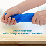 BBDINO Silicone Mold Making Kit,Liquid Silicone for Mold Making 30A, Translucent High Strength Silicone Rubber Mold Making Kit,1A:1B Ideal for BBDINO
