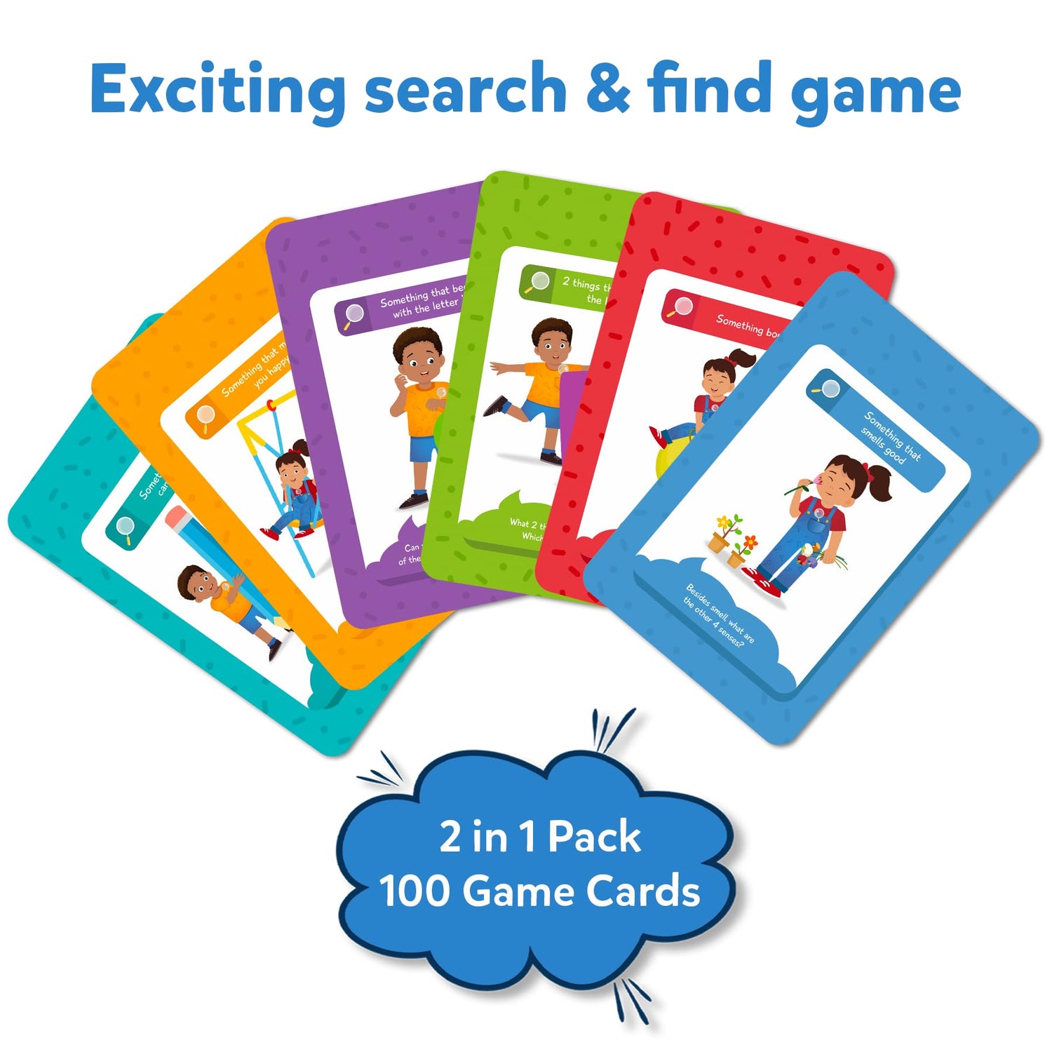 Skillmatics Card Game - Found It Indoor & Outdoor Combo, Scavenger Hunt for Kids, Scavenger Hunt for Kids, Girls, Boys, Fun Family Game, Gifts for Skillmatics