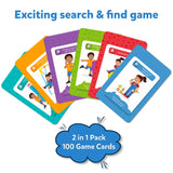 Skillmatics Card Game - Found It Indoor & Outdoor Combo, Scavenger Hunt for Kids, Scavenger Hunt for Kids, Girls, Boys, Fun Family Game, Gifts for Skillmatics
