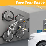 TORACK BIKEPAL No Lifting Swivel Bike Racks, Space Saving Wall Mounted Bike Holder for Garage, Vertical Bike Wall Hangers for Home Bike Storage TORACK