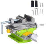 BHTOP Cross Slide Drill Vise 2 Way X-Y Compound Vise, Multifunction Worktable Milling Working Table Milling Machine, Cross Slide Mill Drill Press BHTOP