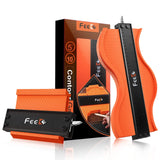 Contour Gauge 10+5 Inch with Lock, Duplicator Gauge Shape and Outline Tool Woodworking Tools Christmas Gifts for Men, Dad, Husband, Grandpa, Feeke