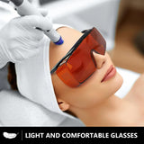 Professional Laser Goggles-Dual Wave 532+1064nm Laser Safety glasses,Resistant to Laser180-540&750-1100nm for 445nm,532nm,1064nm Infrared JILERWEAR