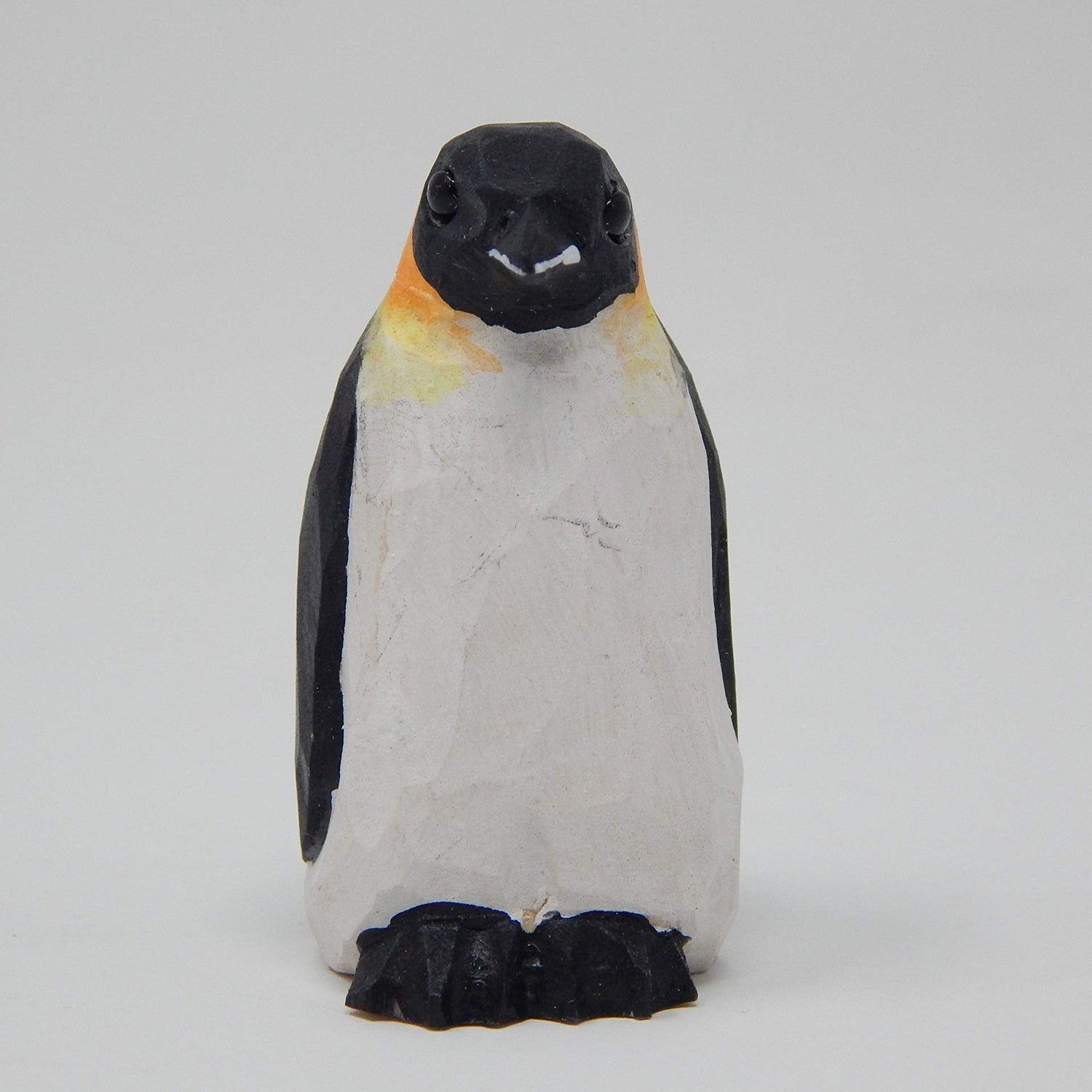 Selsela Penguin Wood Ornament Hanging Animal Figurine Handmade Carved Decoration Selsela