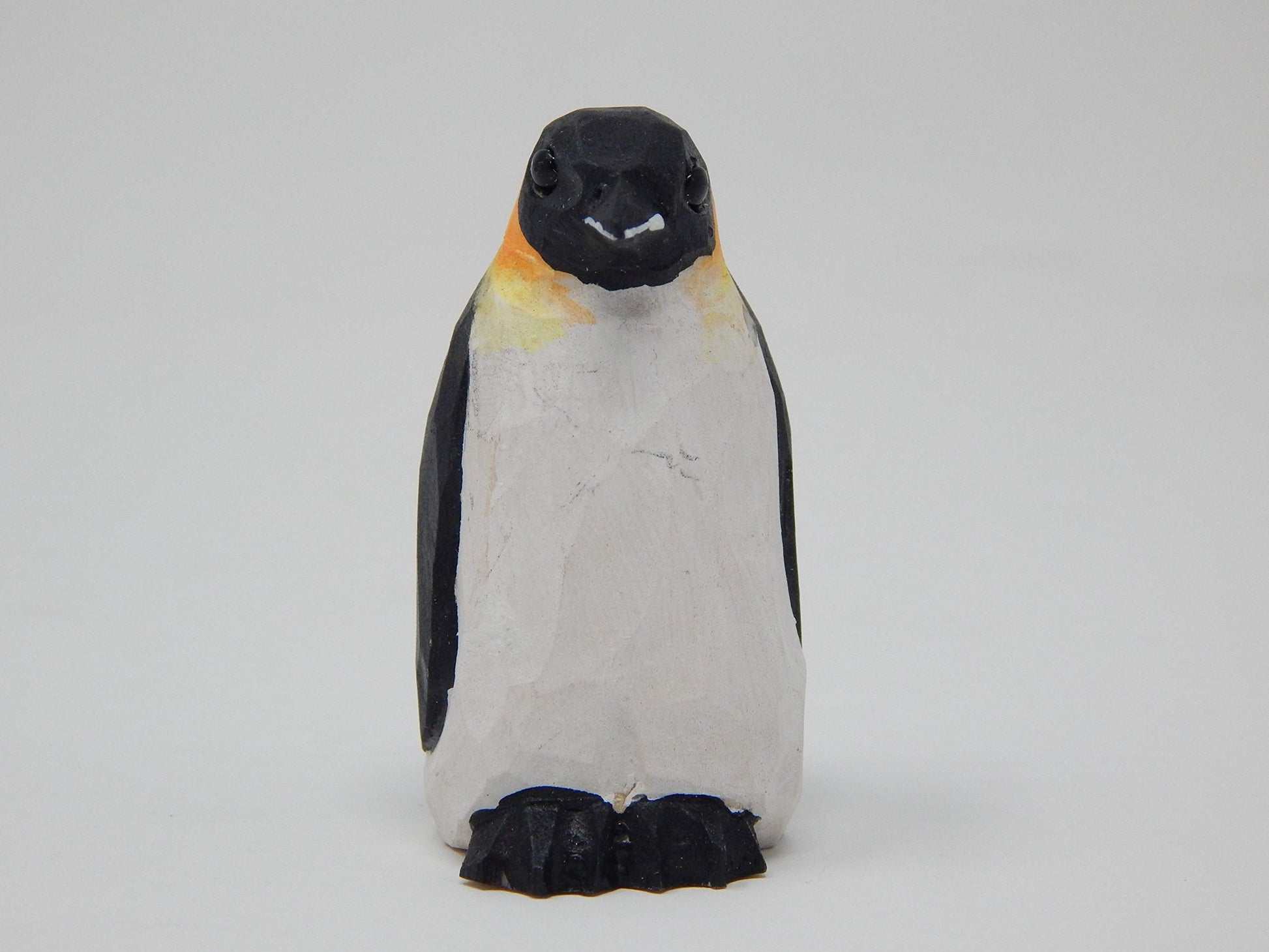 Selsela Penguin Wood Ornament Hanging Animal Figurine Handmade Carved Decoration - WoodArtSupply