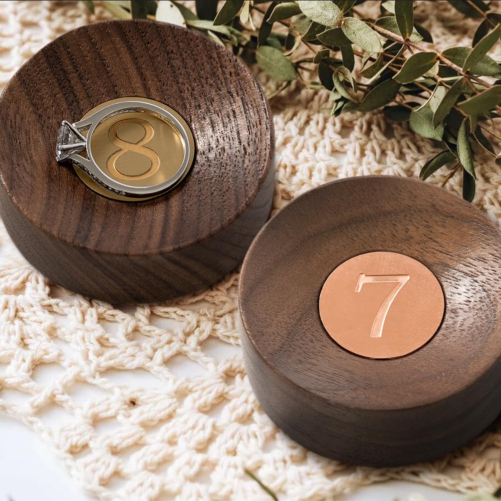 7 Year Anniversary for Him Husband Gift - Copper Gifts for 7th Anniversary for Men, Copper Anniversary for Couples Gifts for Her, Hand Made Mini UniArea