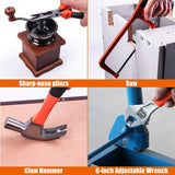 Power Tools Combo Kit, LETTON Tool Set with 60pcs Accessories Toolbox and 16.8V Cordless Drill Set for Home Cordless Repair Tool Kit jar-owl