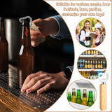 SiliFine 60 Pcs Laser Blanks Product Laser Engraving Material Kit Including DIY Wooden Blank Bottle Opener, Wooden Keychain, and Bamboo Pen for SiliFine