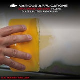 ABN Car Body Filler Spreader 50pc Set - 4in Flexible Plastic Body Filler Applicator Set for Fillers, Putties, and Paint ABN