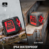 Motovera Laser Level, 100 feet Self Leveling Laser Level, Green Cross Line Self leveling, 4 Brightness Adjustment, Manual Self leveling and Pulse Motovera