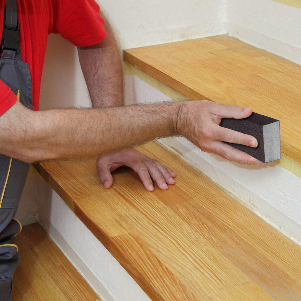 Sanding Sponge, Sanding Blocks, Washable and Reusable Sand Sponge Kit, 8 Pieces (Medium Grade) EBOOT