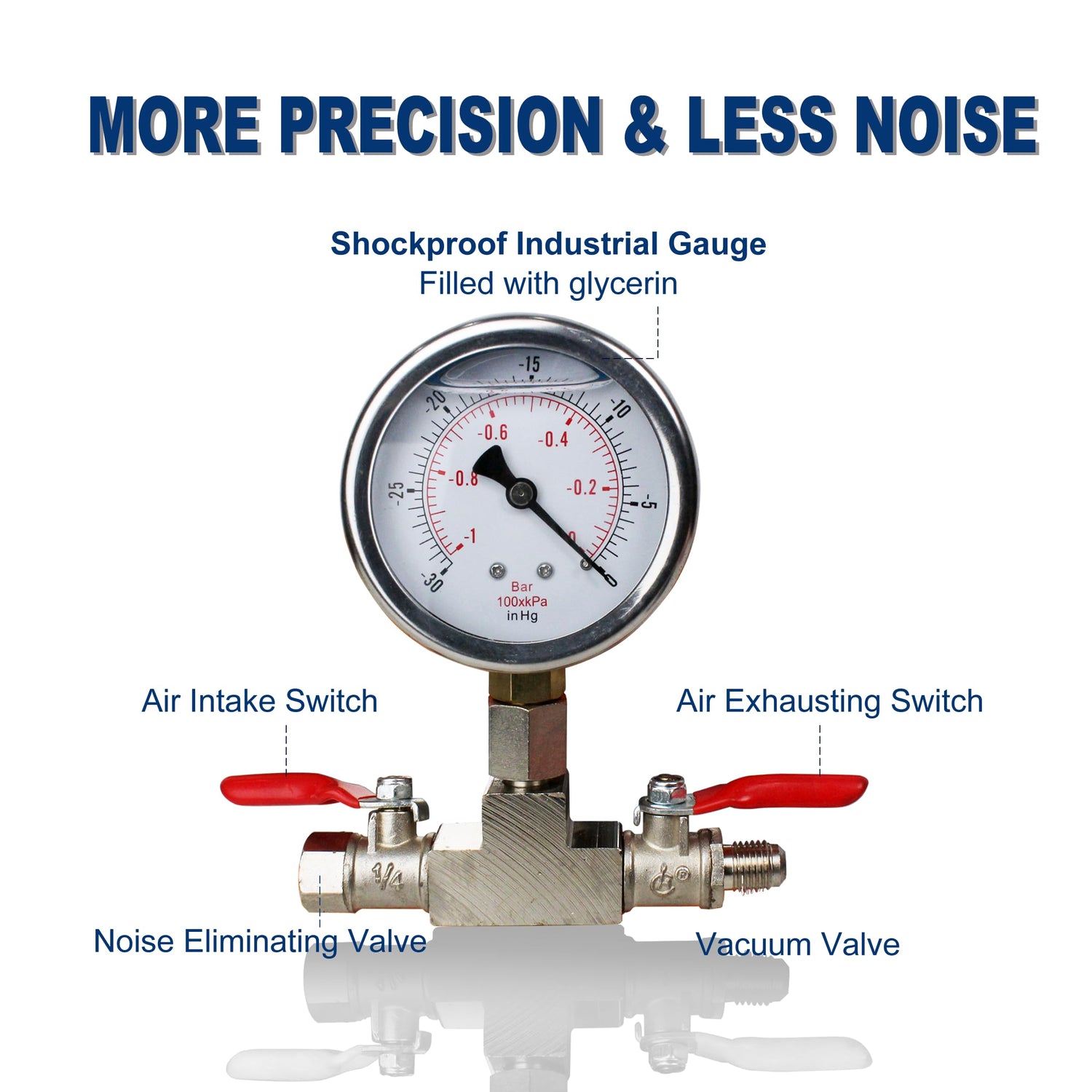BACOENG 3 Gallon Tempered Glass Lid Stainless Steel Vacuum Chamber Perfect for Stabilizing Wood, Degassing Silicones, Epoxies and Essential Oils BACOENG