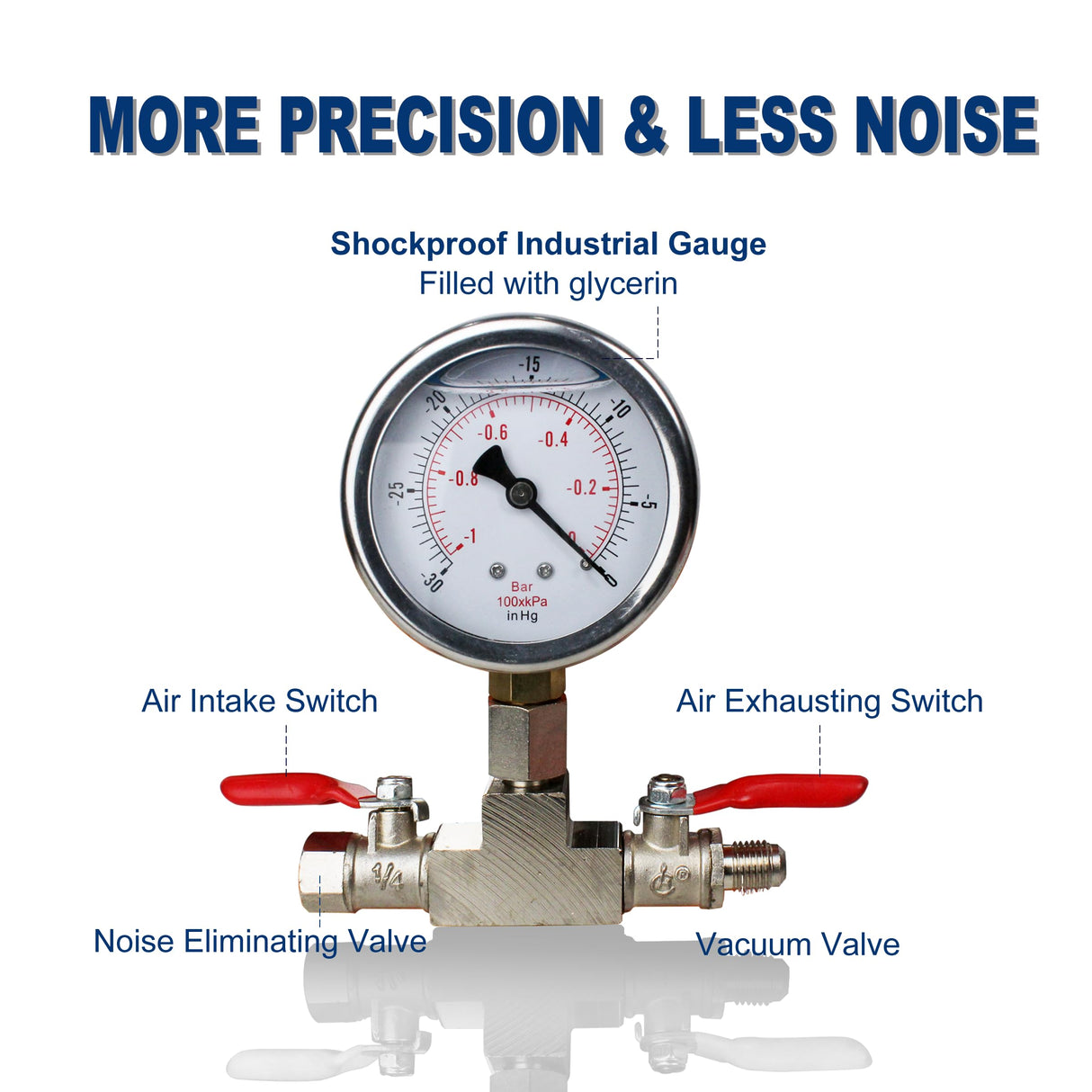 BACOENG 3 Gallon Tempered Glass Lid Stainless Steel Vacuum Chamber Perfect for Stabilizing Wood, Degassing Silicones, Epoxies and Essential Oils BACOENG