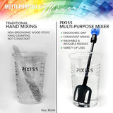 Pixiss Premium Resin Mixer, Handheld Rechargeable Epoxy Mixer, Epoxy Resin Mixer Pro Grade, Resin Stirrer for Resin, DIY Crafts Tumbler, Minimize Pixiss