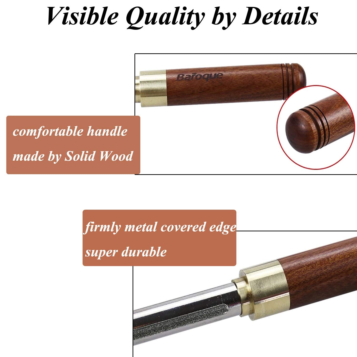 Baroque Diamond Guitar Fret Crowning Dressing File Narrow/Medium/Wide 3 Edges Guitar Repairing & Luthier Tools(Improved 3rd Generation) Baroque