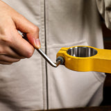 DEKOPRO General Household Hand Tool Kit with Plastic Toolbox Storage Case, All Purpose Home Tool Kit Includes Essential Tools for Office College DEKOPRO