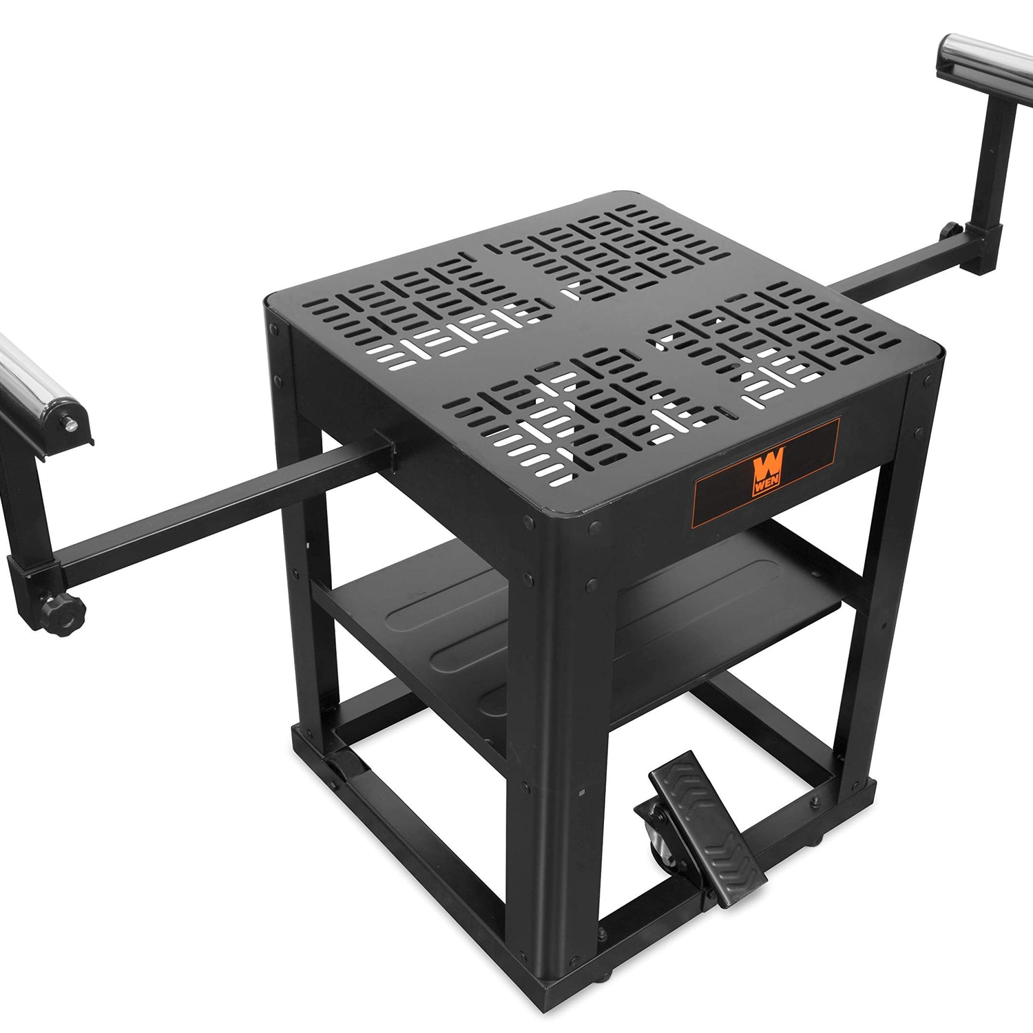 WEN Multi-Purpose Rolling Planer and Miter Saw Tool Stand with Extension Rollers (MSA658T) WEN