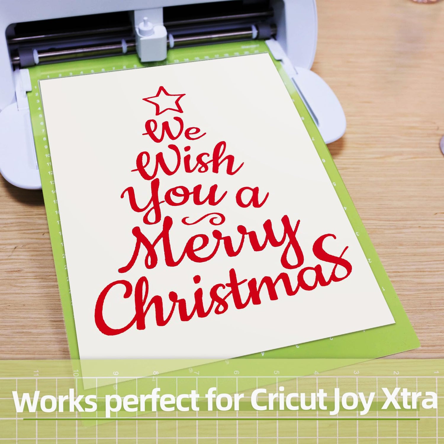 Srunffe Cutting Mat for Cricut Joy Xtra, 12" x 8.5", Adhesive Cutting Mats/Card mat Accessories for Cricut Joy Xtra (Green for cricut joy Xtra (2 Srunffe