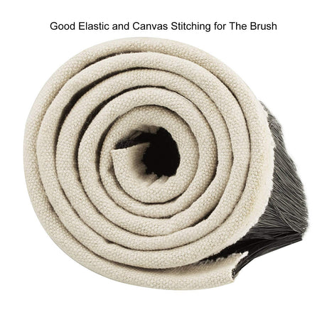 Acrux7 Dust Shoe Brush, 100mm Engraving Machine Dust Cover Nylon CNC Vacuum Brush for CNC Router Spindle Motor Black Acrux7