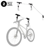 RAD Sportz Bicycle Hoist 2-Pack Quality Garage Storage Bike Lift with 100 lb Capacity Even Works as Ladder Lift Premium Quality RAD Cycle Products