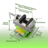 CNCTOPBAOS 3" Cross Slide Vise for Mill and Drill Press,3 Inch Cross Sliding Flat Vise,Aluminum Alloy 2 Way Movement X-Y Compound Bench Top CNCTOPBAOS