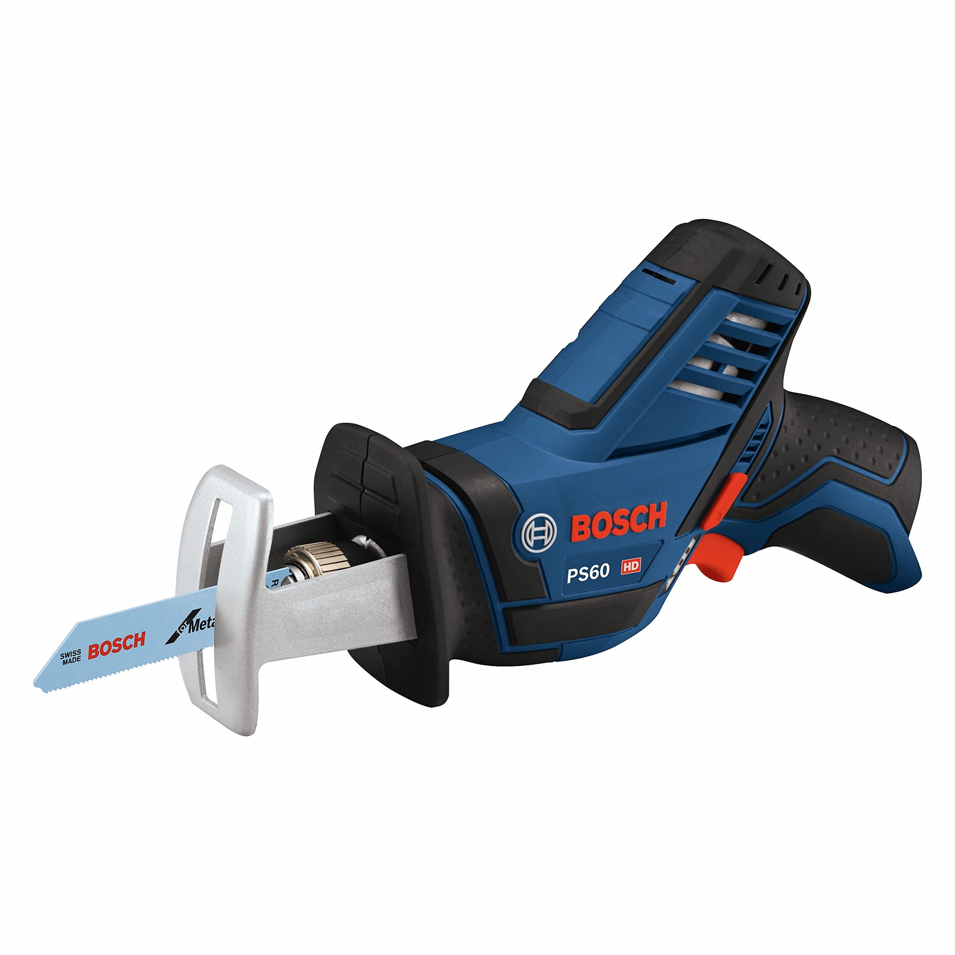 BOSCH PS60N 12V Max Pocket Reciprocating Saw (Bare Tool),Blue - WoodArtSupply