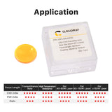 Cloudray CO2 Laser Lens 20mm Laser Mirror CO2 Laser Focal Lens Dia20mm FL50.8mm, CVD ZnSe CO2 Laser Focus Lens for CO2 Laser Engraver Cutter Machine Cloudray