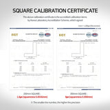 Woodraphic Precision Square 8-inch Guaranteed T Measurements Ruler for Measuring and Marking Woodworking Carpenters - Aluminum Steel Framing Woodraphic