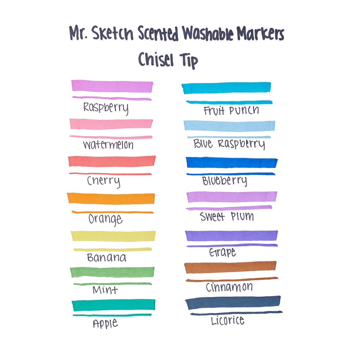 Mr. Sketch® Scented Markers, Chisel Point, Assorted, Pack Of 14 Mr. Sketch