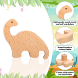 Qunclay Wooden Animal Cabinet Knobs Decorative Wood Dresser Knobs with Screws Dresser Pulls Wood Marine Woodland Animals Knobs Furniture Knobs Qunclay