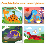 Skillmatics Dot It Dinosaurs Theme & Fun with Foam Underwater Animals Theme Bundle, Art & Craft Kits, DIY Activities for Kids Skillmatics