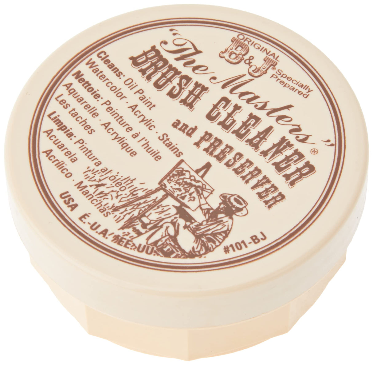 General Pencil Company The Masters Brush Cleaner & Preserver 2.5 0z. General Pencil