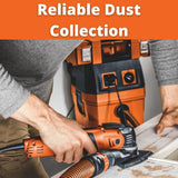 Fein Turbo I Wet/Dry Vacuum Cleaner with Dust Extractor - 5.8 Gallon, 151 CFM Suction Capacity, 98 PSI Static Water Lift - 92035236090 Fein