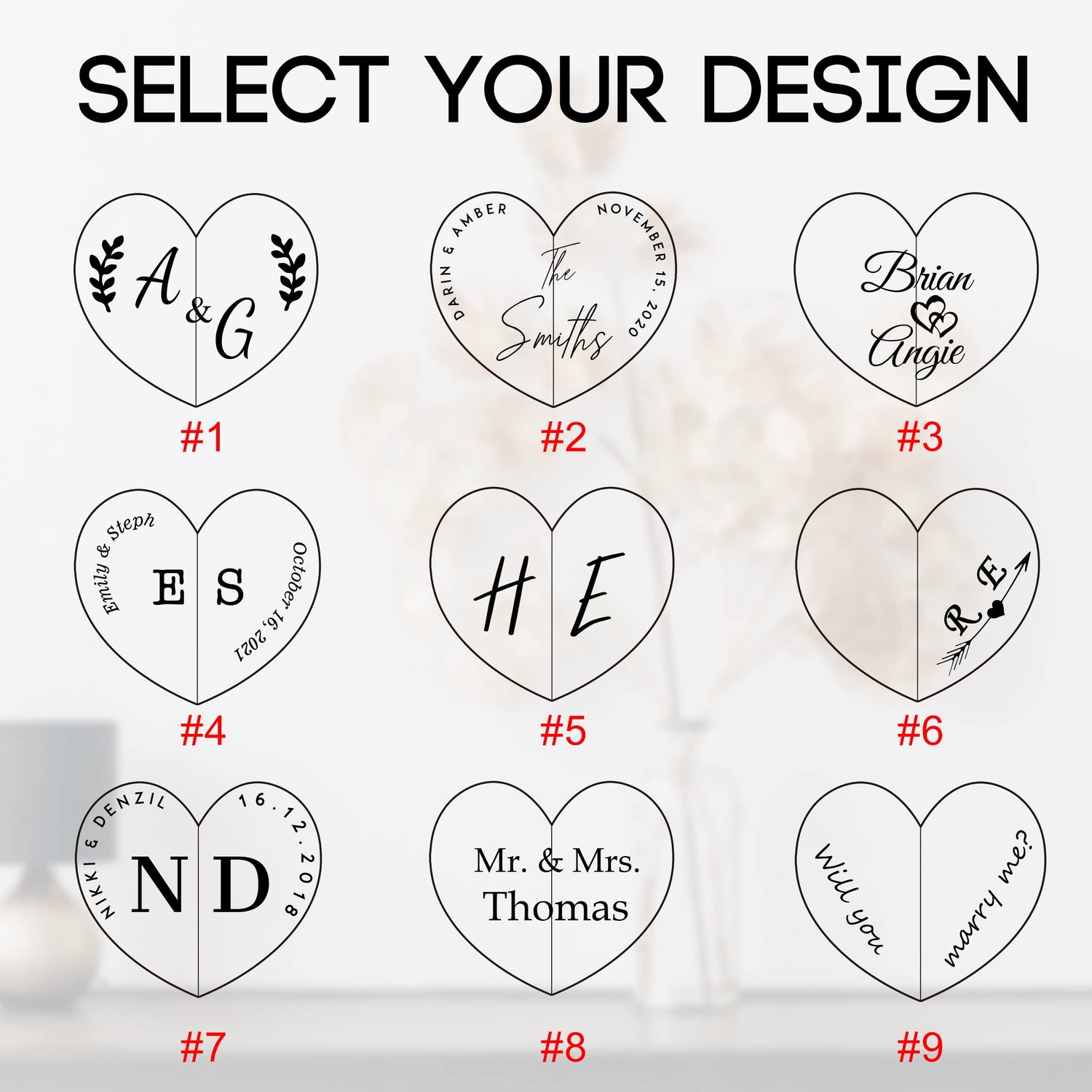 KEMEILA Custom Wooden Ring Box, Heart Shaped Engagement Ring Box, Walnut Ring Box Solid Wood Ring Box Jewelry Box Gift For Proposal Engagement KEMEILA