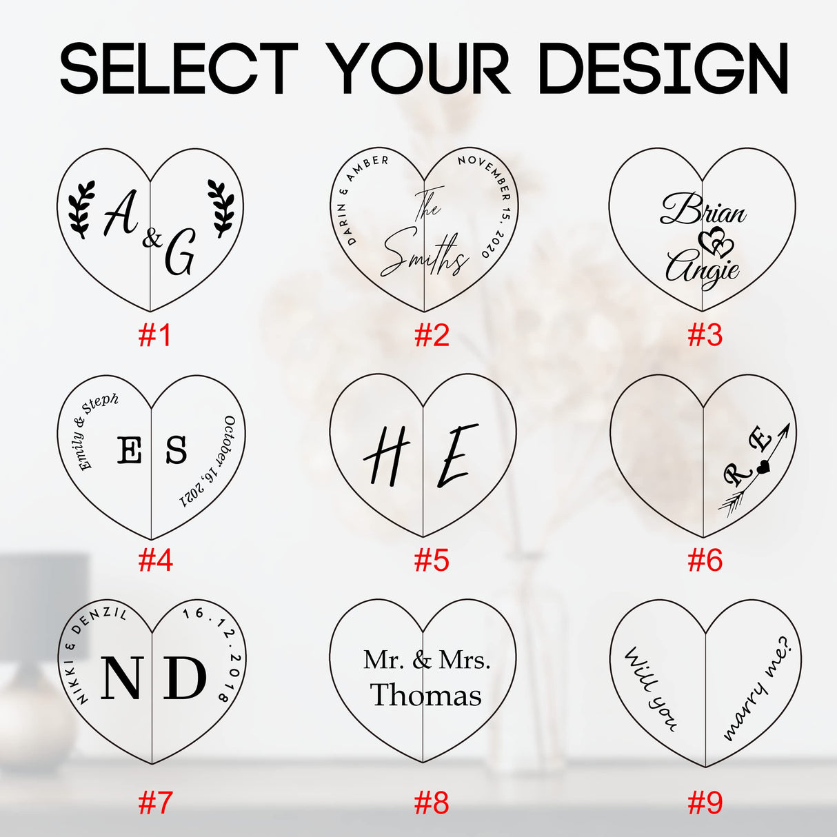 KEMEILA Custom Wooden Ring Box, Heart Shaped Engagement Ring Box, Walnut Ring Box Solid Wood Ring Box Jewelry Box Gift For Proposal Engagement KEMEILA