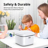 Heat Press Machine All in One, Automatic 3D Vacuum Sublimation Heat Press Transfer 800W with Digital Controller, No Shape Limit for Bottle, T-Shirt, PioneerWorks