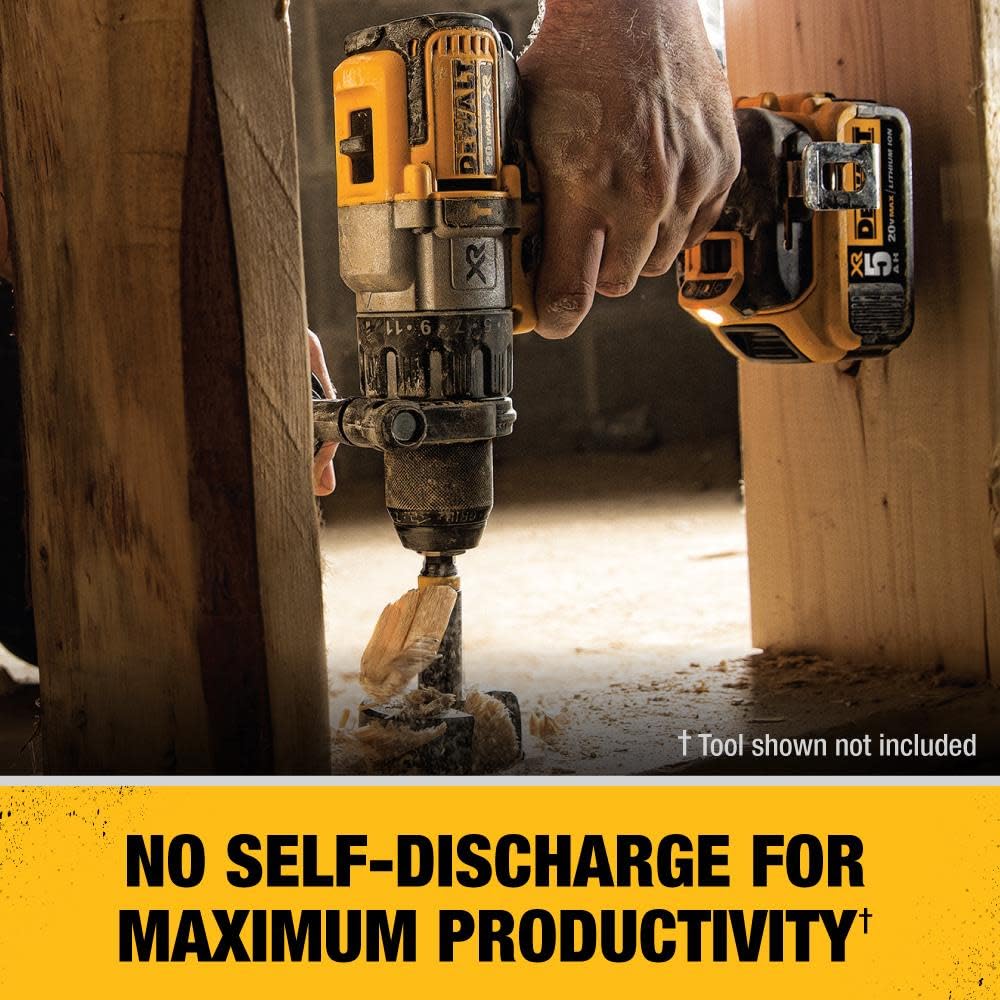 DEWALT 20V MAX Battery Charging Kit, Includes 2 Batteries, 5Ah, Includes Small Storage Bag (DCB205-2CK),Black DEWALT