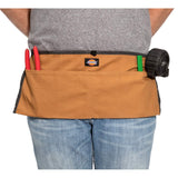 Dickies 2-Pocket Canvas Work Waist Apron, Suitable for Woodworkers, Artists, and other Craftspeople, Tan/Grey Dickies