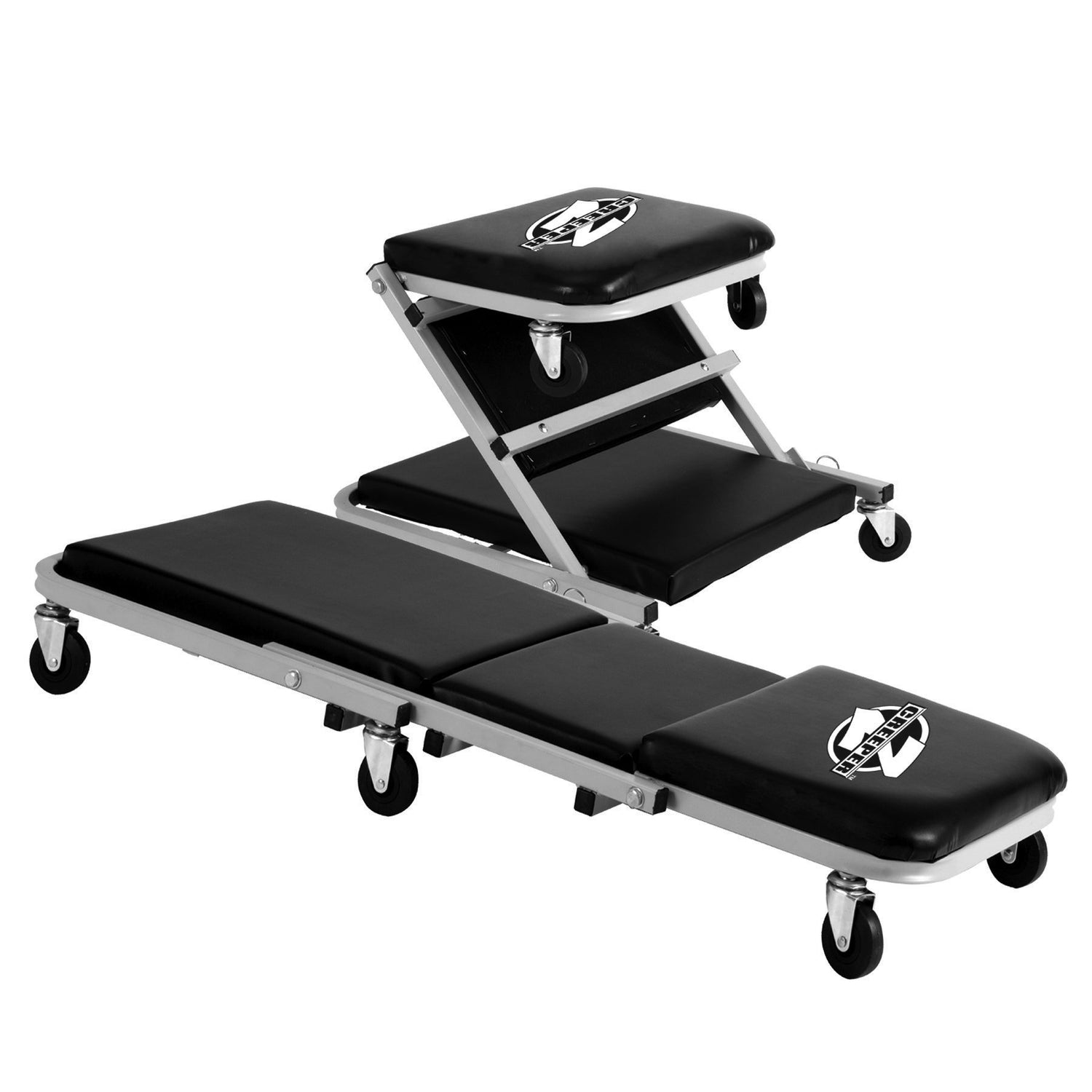 Pro-Lift C-2036D Grey 36" Z-Creeper Seat , Black Pro-LifT