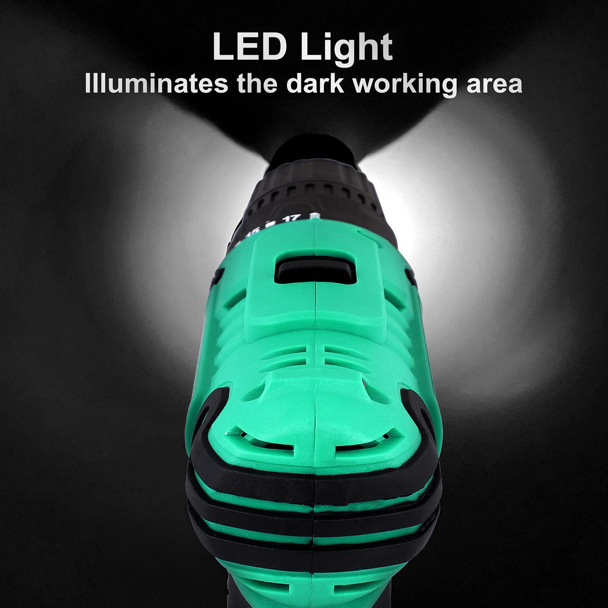 COMOWARE 20V Cordless Drill, Electric Power Drill Set with 1 Battery & Charger, 3/8” Keyless Chuck, 2 Variable Speed, 266 In-lb Torque, 25+1 Position COMOWARE