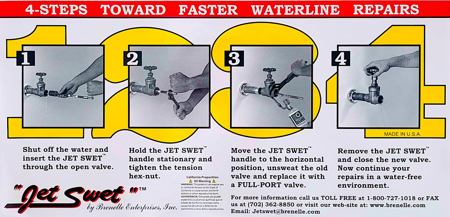 Jet Swet Pack - 1/2 in. to 2 in. JET SWET