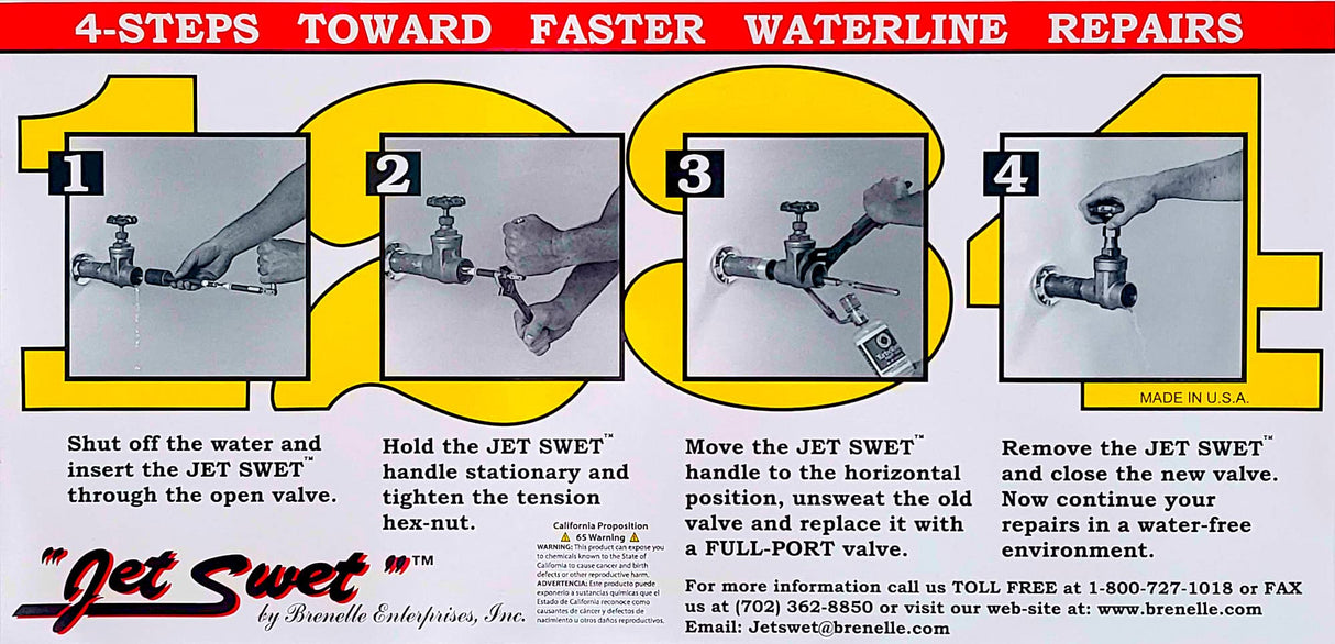 Jet Swet Pack - 1/2 in. to 2 in. JET SWET