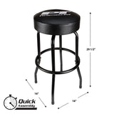 Performance Tool W85010 Swivel Seat Bar Stool for Mechanic Garages and Workshops, Black, 0.6x9.8x5.8-Inches Performance Tool