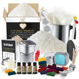 CraftBud Candle Making Kit - 56 Pieces Soy Candle Making Kit - Complete Candle Maker Kit - Best Candle Maker Kit for Adults and Beginners - Candle CraftBud