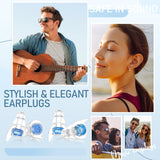 Hearprotek High Fidelity Concert Ear Plugs, Noise Reduction Music Earplugs, Hearing Protection for Musicians, Festival, DJ’s, Nightclub, Concerts, Hearprotek
