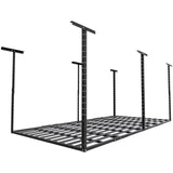 SunsGrove 4x8 Overhead Garage Storage Rack, 750LBS Adjustable Ceiling Mounted Storage Racks Heavy Duty, Hanging Garage Storage, 48 in. W x 96 in. L x SunsGrove