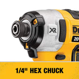 DEWALT 20V MAX* XR Cordless Drill Combo Kit, Hammer Drill & Impact Driver, Power Detect Technology (DCK299D1W1) DEWALT